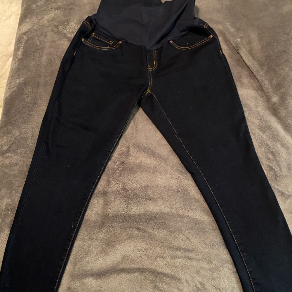 Over the belly maternity jeans size xl